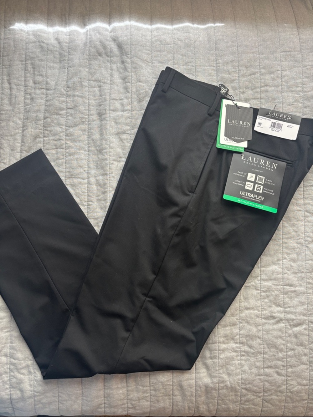 Lauren Ralph Lauren Black Men’s Dress Pants with Ultraflex